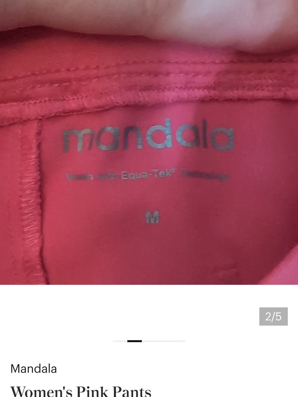 Mandala Women's Pink Scrub Set